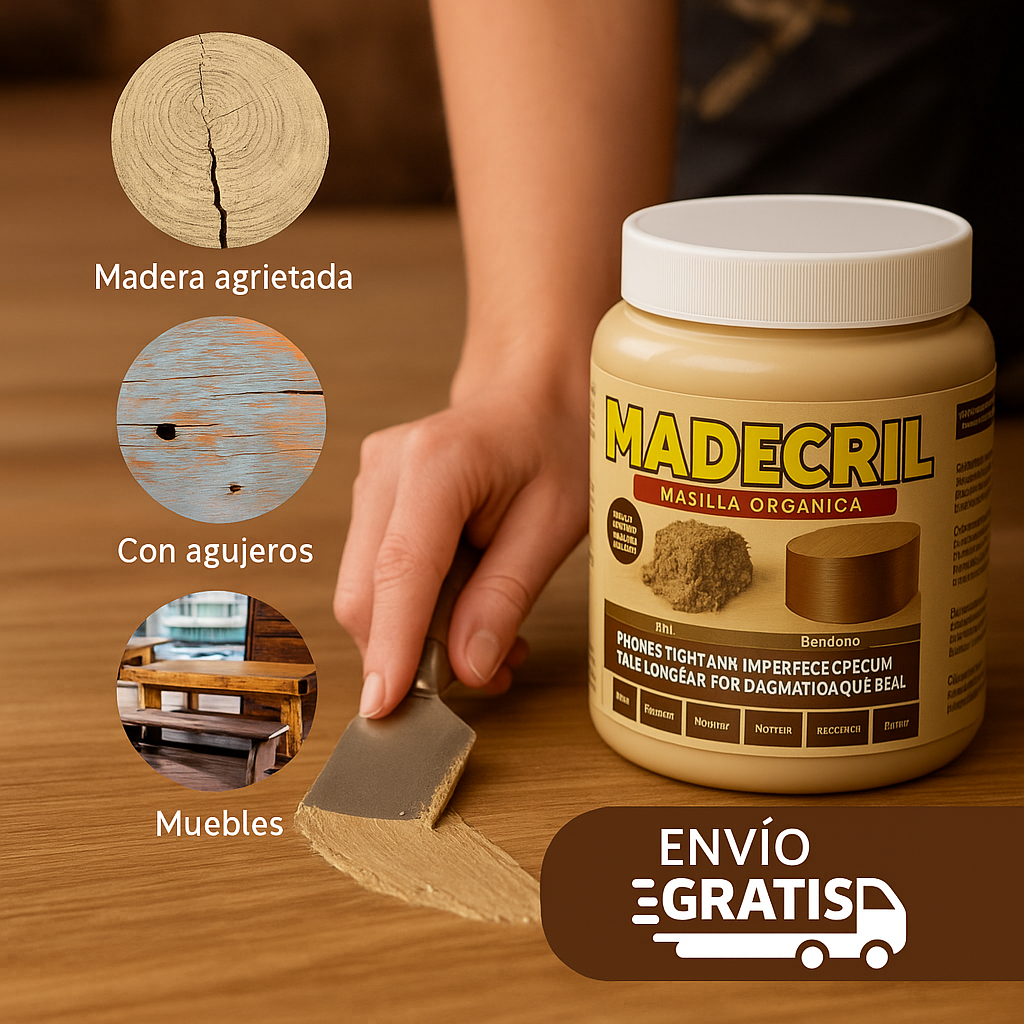 Masilla Reparadora de Madera