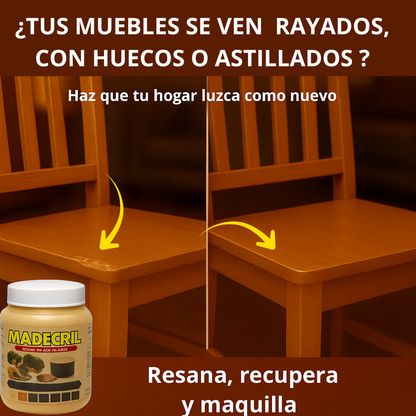 Masilla Reparadora de Madera